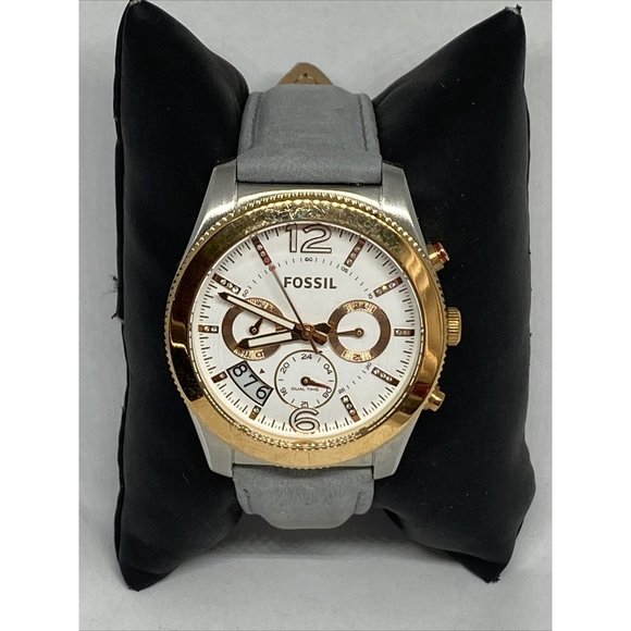 Fossil Perfect Boyfriend ES3884 Women's Gray Band - Picture 3 of 12